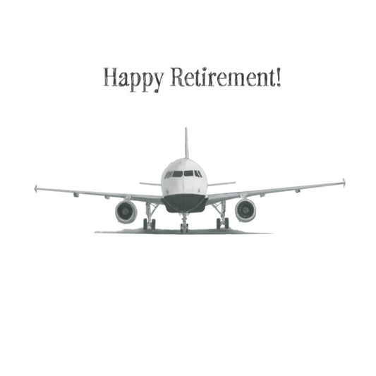 Airbus A320 Retirement Greeting Card — card front