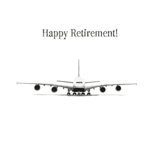 Airbus A380 Retirement Greeting Card – A Gentle Giant’s Farewell — card front