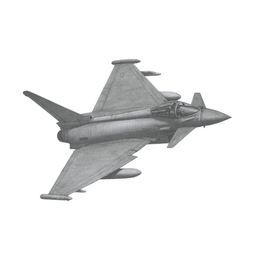 Eurofighter Typhoon Greeting Card — card front