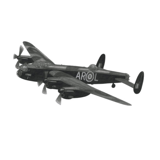 Avro Lancaster Aircraft Greeting Card — card front