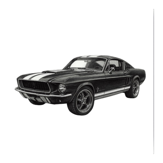 Ford Mustang Greeting Card — card front