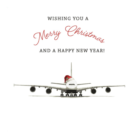 A380 Christmas Card — card front