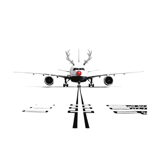 Boeing 777 Red Noses Christmas Card — card front
