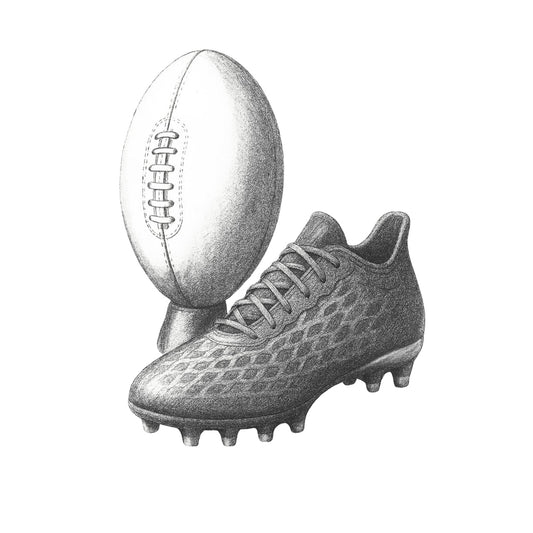 Rugby Greeting Card — card front