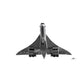 Concorde Final Approach Aviation Greeting Card — card front