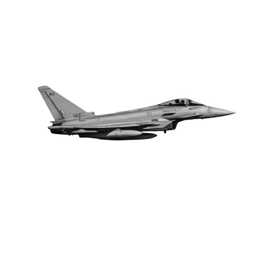 Single Typhoon Aircraft Greeting Card — card front