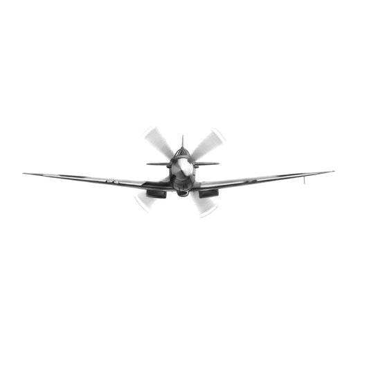 Spitfire Head-On Aircraft Greeting Card — card front