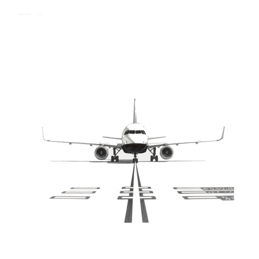 Airbus A320neo – Hand-Drawn Greeting Card | Modern Aviation Art — card front