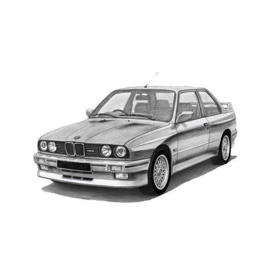 BMW M3 Greeting Card — card front