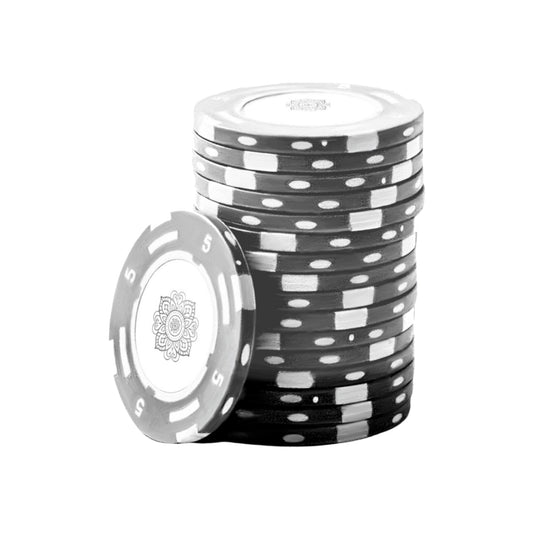 Casino Chips Greeting Card — card front