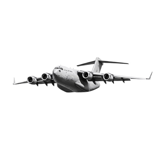 C17 Globemaster Greeing Card | Military Aviation Art — card front