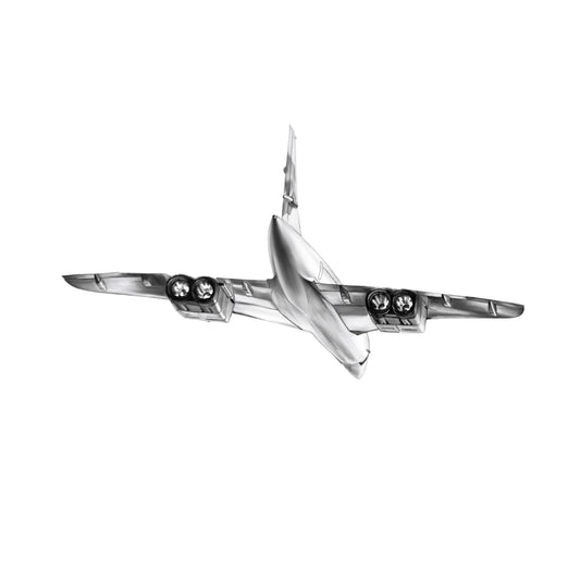 Concorde – Fly High Greeting Card — card front