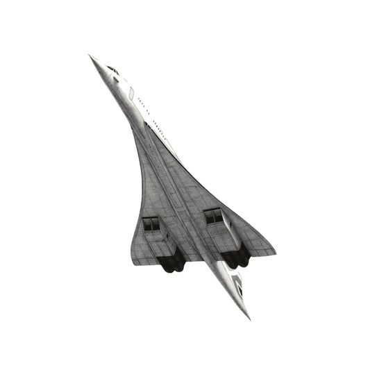 Concorde – Take Off – Hand-Drawn Greeting Card | Iconic Supersonic Aviation Art — card front