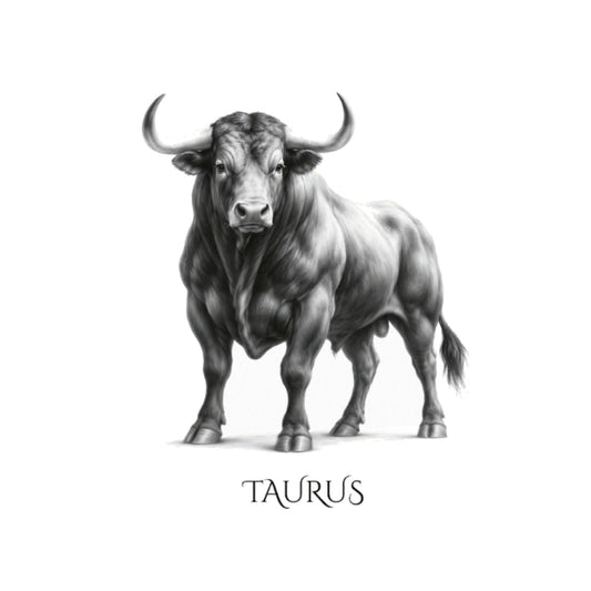 Taurus Horoscope Greeting Card — card front