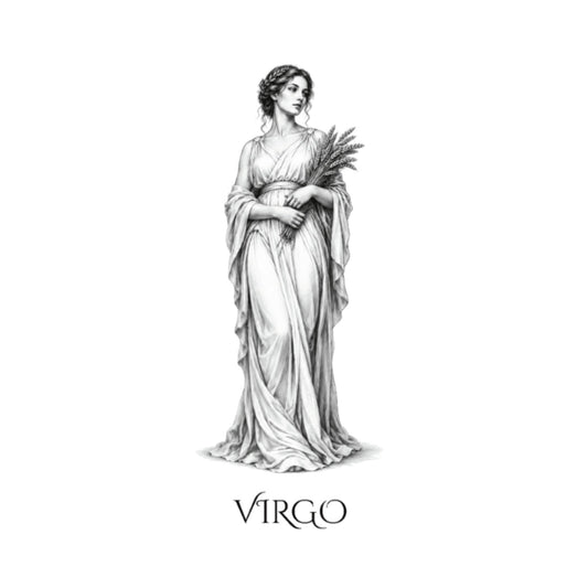 Virgo Horoscope Greeting Card — card front