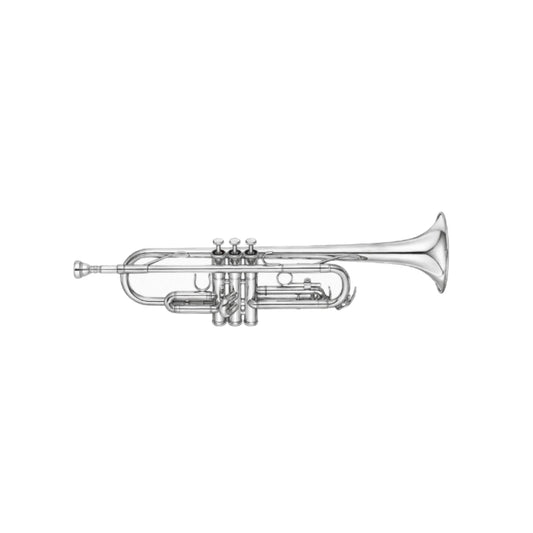 Trumpet Musical Instrument Greeting Card — card front