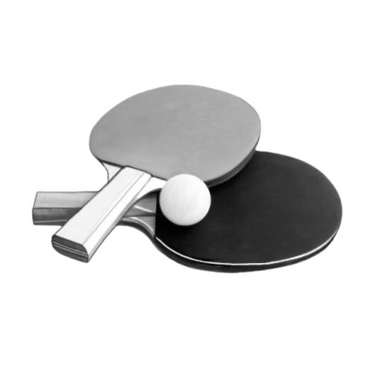 Table Tennis Greeting Card — card front