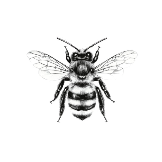 Honeybee Greeting Card — card front