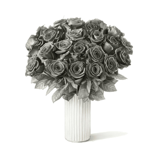 Bunch of Roses Hand Drawn Greeting Card — card front