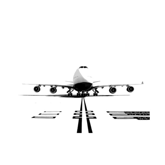 Boeing 747 Greeting Card – Hand-Drawn Aviation Card — card front