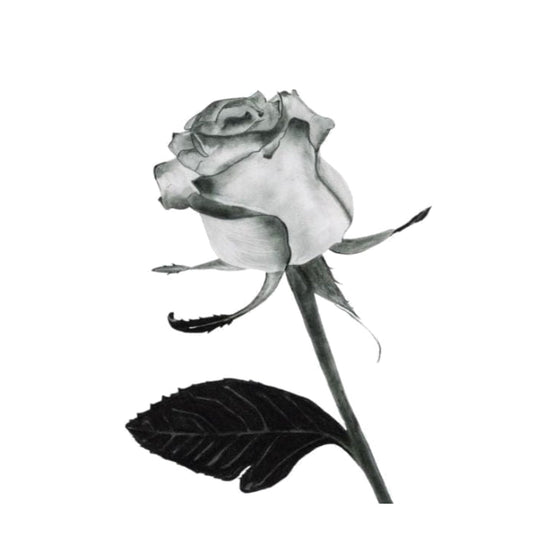 English Rose Greeting Card — card front