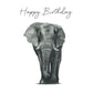 Happy Birthday Elephant Card — card front