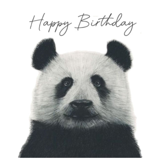 Happy Birthday Panda Card — card front