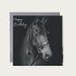 Happy Birthday Narla the Horse — card with grey envelope