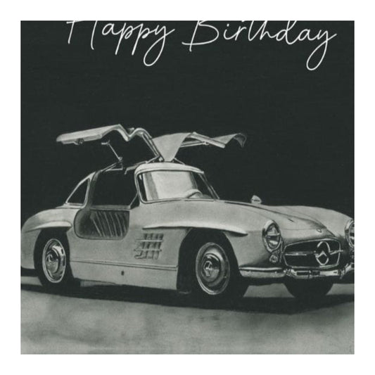 Gullwing Sports Birthday Card — card front