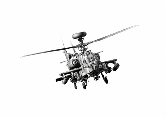 Apache Helicopter Fine Art Print – unframed artwork