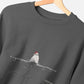 Men's Crew Neck Festive 747 Aircraft Sweater Certified Organic Cotton