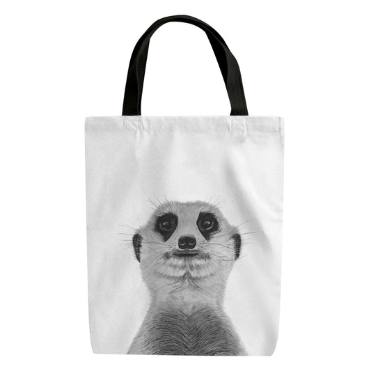 A Meerkat Reusable Shopper Bag From Libra Fine Arts