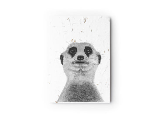 Myra the Meerkat Plantable Seeded Eco Card