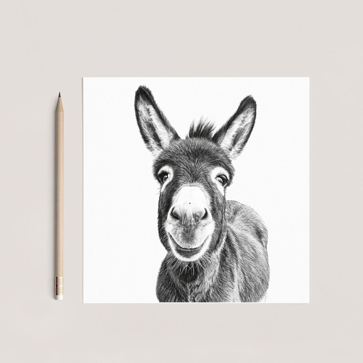 Nash the Donkey Greeting Card