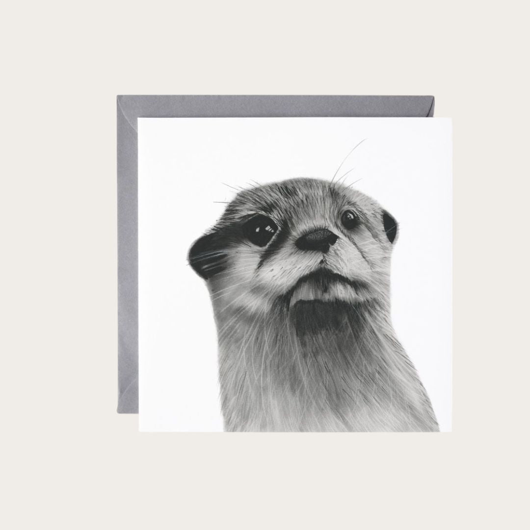 Buna the Otter Hand Drawn Greeting Card