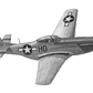 P-51 Mustang unframed artwork