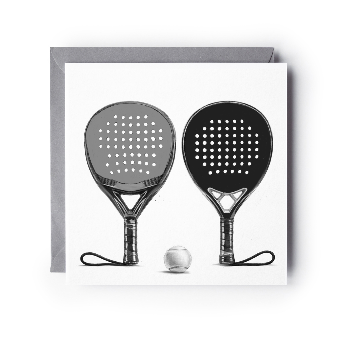 Padel greeting card