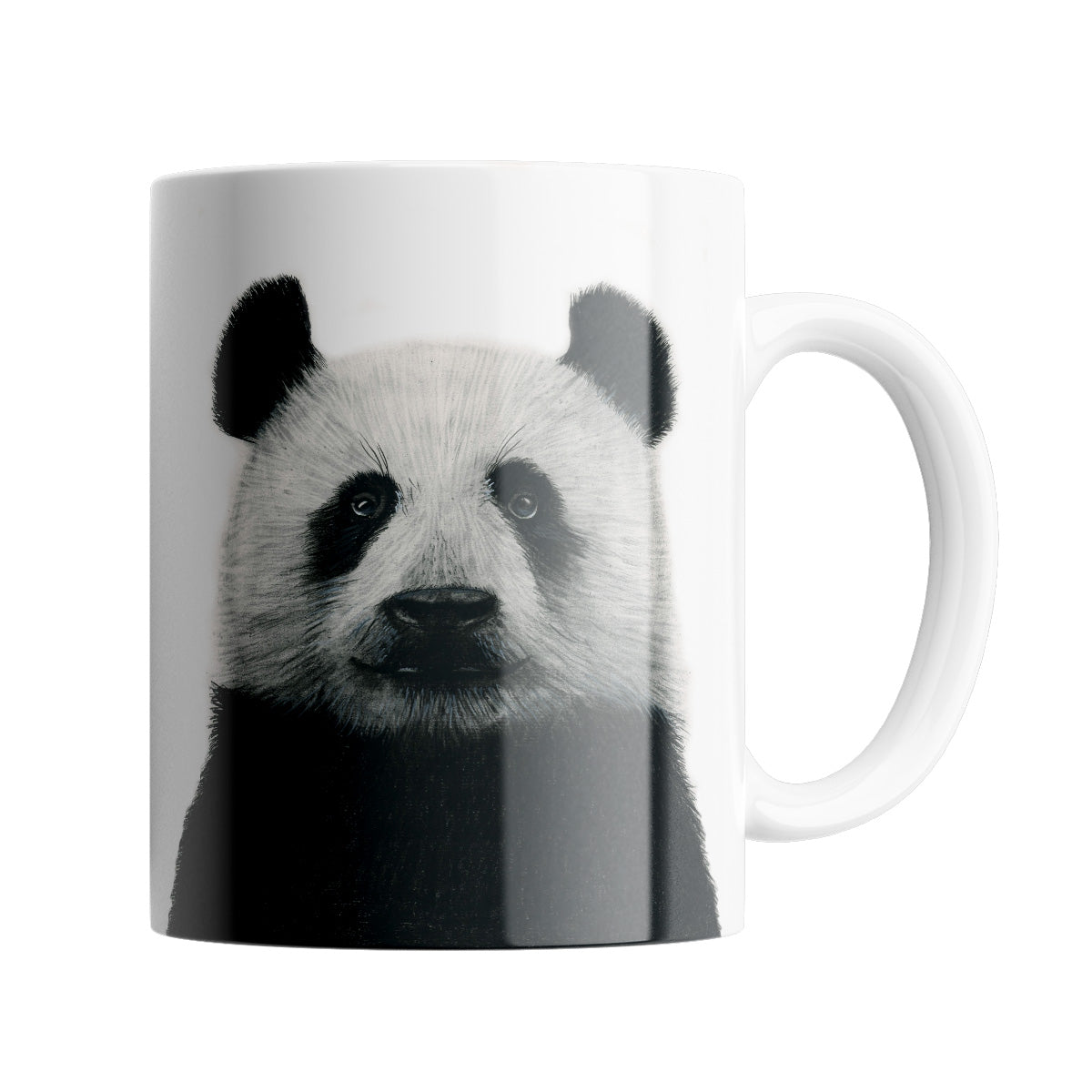 Panda 11 oz Ceramic Mug From Libra Fine Arts