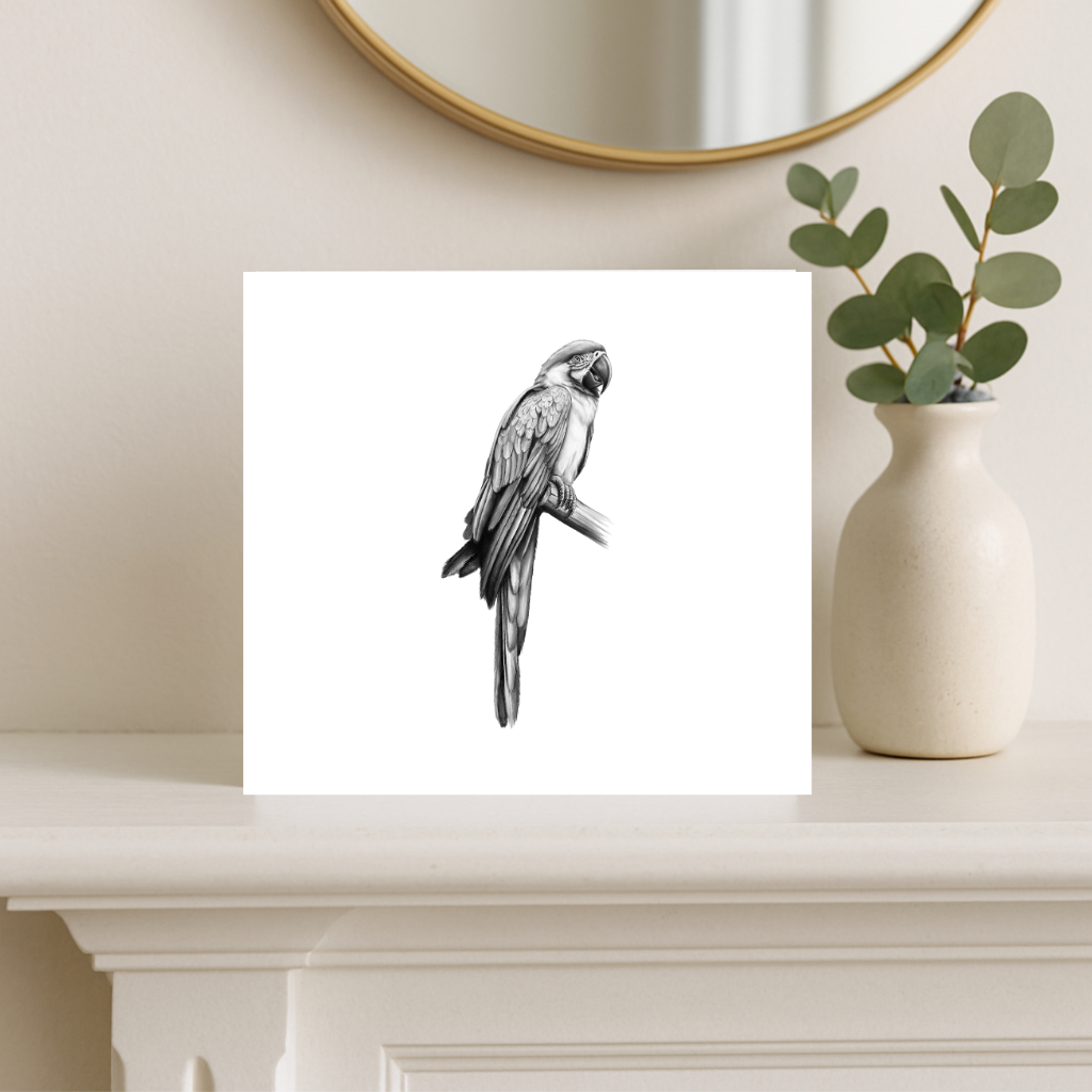 Parrot Greeting Card
