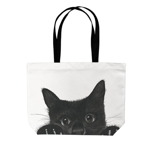 Cat Tote Bag From Libra Fine Arts