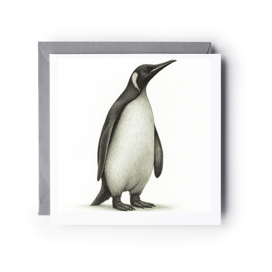 Penguin greeting card