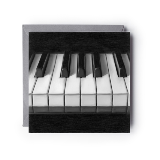 Piano Musical Greeting Card