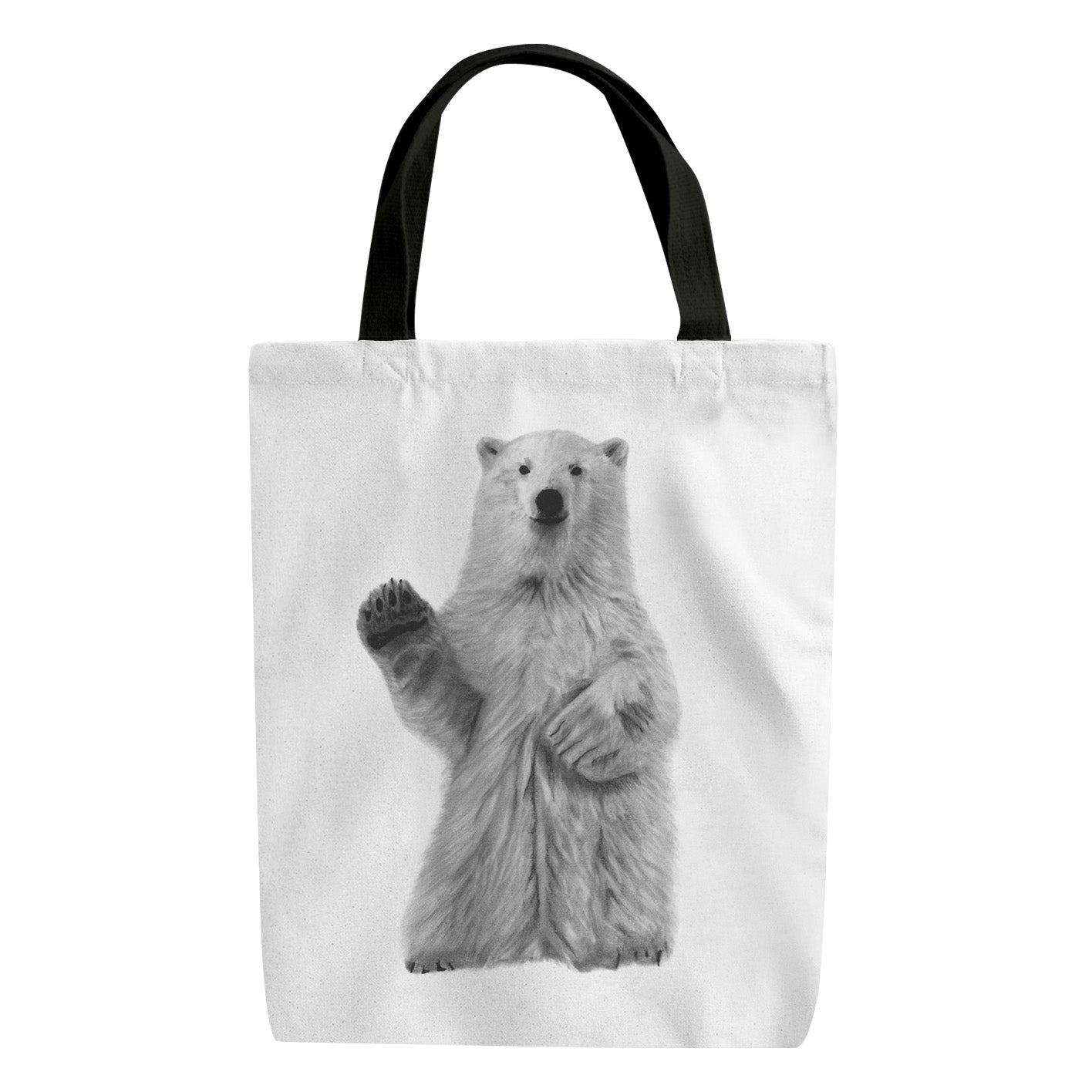 A Polar Bear Reusable Shopper Bag From Libra Fine Arts