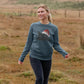 Women's festive cat sweatshirt, alternative product view