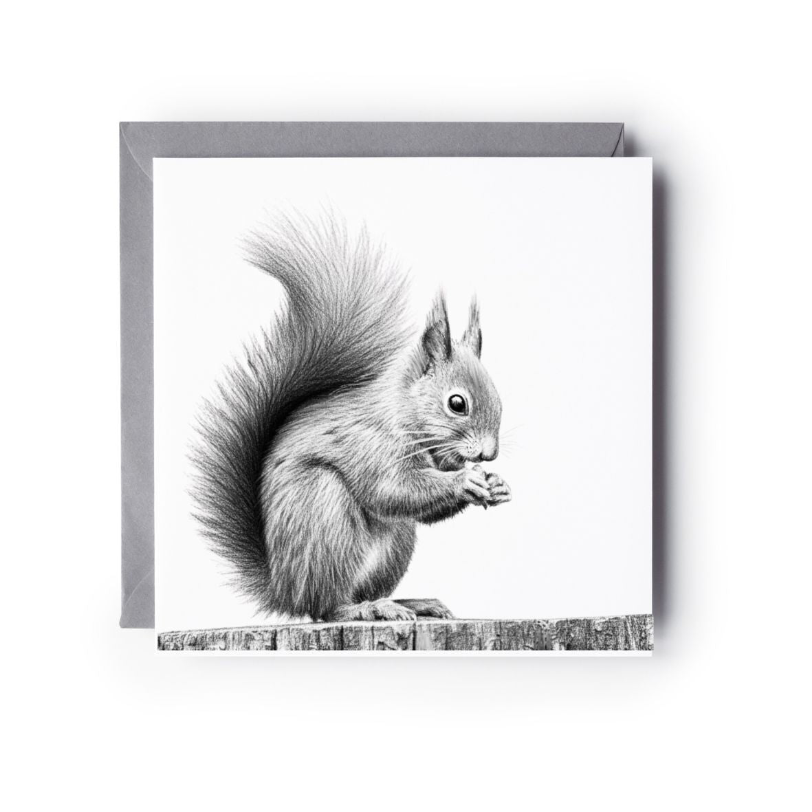 Red Squirrel Greeting Card
