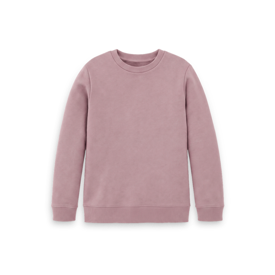 Mauve Printed Kids Jumper Front