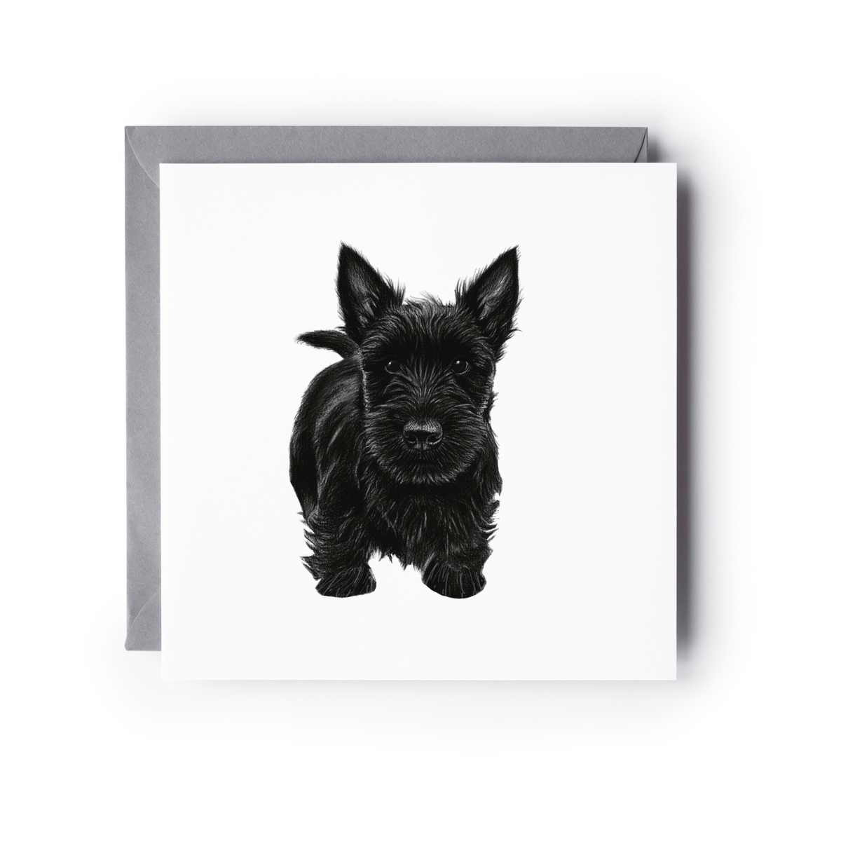 Scottish Terrier Cute Dog Card