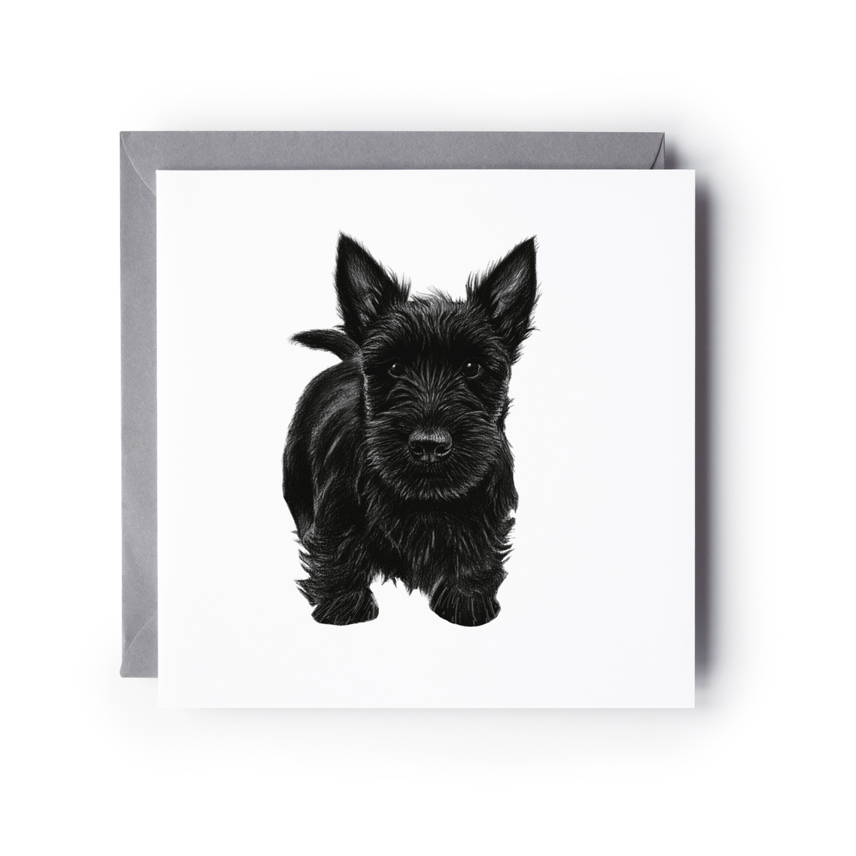 Scotty Dog Pet Greeting Card