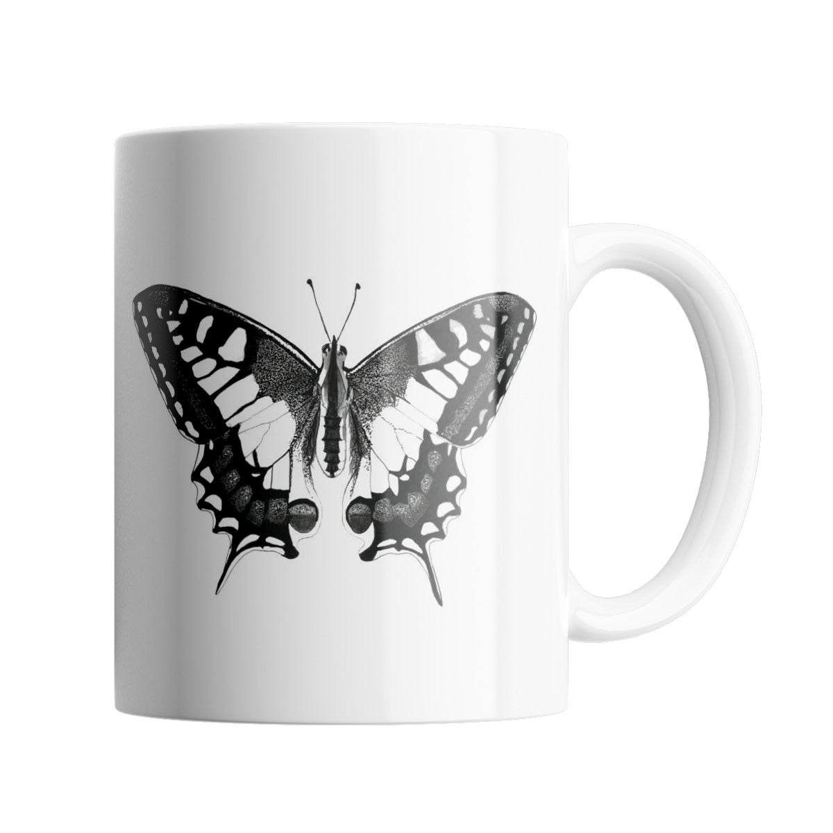 Butterfly 11oz Ceramic Mug From Libra Fine Arts
