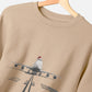 Men's Boeing 747 festive sweatshirt, alternative view